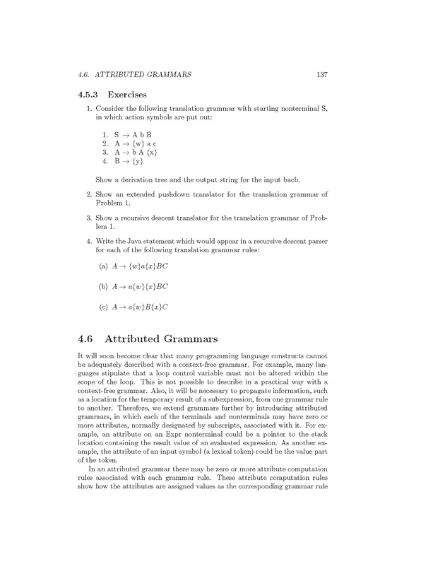 Compiler Design: Theory, Tools, and Examples - Page 137